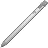 Logitech 914-000052 penna per PDA Grigio, Argento 20 g argento/grigio, Tablet, Apple, Grigio, Argento, iPad Pro 12.9" (3rd gen), iPad Pro 11", iPad (7th, 6th gen), iPad Air (3rd gen), iPad mini (5th gen), Acrilonitrile butadiene stirene (ABS), Alluminio, Silicone, Da Incasso