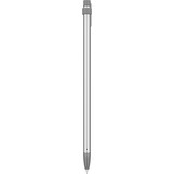 Logitech 914-000052 penna per PDA Grigio, Argento 20 g argento/grigio, Tablet, Apple, Grigio, Argento, iPad Pro 12.9" (3rd gen), iPad Pro 11", iPad (7th, 6th gen), iPad Air (3rd gen), iPad mini (5th gen), Acrilonitrile butadiene stirene (ABS), Alluminio, Silicone, Da Incasso
