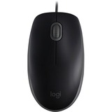 Logitech B110 Silent mouse Ambidestro USB tipo A Ottico 1000 DPI Nero, Ambidestro, Ottico, USB tipo A, 1000 DPI, Nero