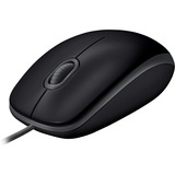 Logitech B110 Silent mouse Ambidestro USB tipo A Ottico 1000 DPI Nero, Ambidestro, Ottico, USB tipo A, 1000 DPI, Nero