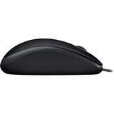 Logitech B110 Silent mouse Ambidestro USB tipo A Ottico 1000 DPI Nero, Ambidestro, Ottico, USB tipo A, 1000 DPI, Nero