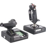 Logitech Flight Control System Nero, Argento USB 2.0 Simulazione di Volo Analogico/Digitale PC Simulazione di Volo, PC, Analogico/Digitale, Cablato, USB 2.0, Nero, Argento