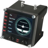 Logitech Flight Instrument Panel Nero USB 2.0 Simulazione di Volo Analogico/Digitale PC Nero, Simulazione di Volo, PC, Analogico/Digitale, Cablato, USB 2.0, Nero