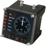 Logitech Flight Instrument Panel Nero USB 2.0 Simulazione di Volo Analogico/Digitale PC Nero, Simulazione di Volo, PC, Analogico/Digitale, Cablato, USB 2.0, Nero