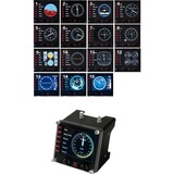 Logitech Flight Instrument Panel Nero USB 2.0 Simulazione di Volo Analogico/Digitale PC Nero, Simulazione di Volo, PC, Analogico/Digitale, Cablato, USB 2.0, Nero