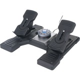 Logitech Flight Rudder Pedals Nero, Argento USB 2.0 Simulazione di Volo Analogico/Digitale PC, Pedali Simulazione di Volo, PC, Analogico/Digitale, Cablato, USB 2.0, Nero, Argento