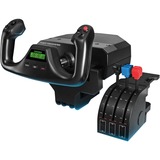 Logitech Flight Yoke System Nero USB 2.0 Simulazione di Volo Analogico/Digitale PC, Joystick volante Simulazione di Volo, PC, Analogico/Digitale, Cablato, USB 2.0, Nero