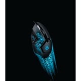 Logitech G402 Hyperion Fury mouse USB tipo A Ottico 4000 DPI Nero, Ottico, USB tipo A, 4000 DPI, 1 ms, Nero