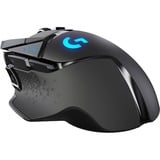 Logitech G502 mouse RF Wireless 16000 DPI Mano destra, Mouse da gioco Nero, Mano destra, RF Wireless, 16000 DPI, Nero