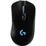 Logitech G703 LIGHTSPEED mouse Mano destra RF Wireless Ottico 16000 DPI, Mouse da gioco Nero, Mano destra, Ottico, RF Wireless, 16000 DPI, 1 ms, Nero