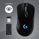 Logitech G703 Lightspeed mouse Mano destra RF Wireless Ottico 25600 DPI Nero, Mano destra, Ottico, RF Wireless, 25600 DPI, 1 ms, Nero