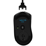 Logitech G703 Lightspeed mouse Mano destra RF Wireless Ottico 25600 DPI Nero, Mano destra, Ottico, RF Wireless, 25600 DPI, 1 ms, Nero