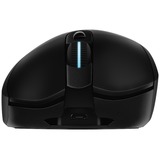 Logitech G703 Lightspeed mouse Mano destra RF Wireless Ottico 25600 DPI Nero, Mano destra, Ottico, RF Wireless, 25600 DPI, 1 ms, Nero