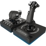 Logitech G X56 Hotas Nero USB 2.0 Simulazione di Volo Analogico/Digitale PC Nero, Simulazione di Volo, PC, Analogico/Digitale, Variabile, Cablato, USB 2.0