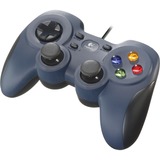 Logitech Gamepad F310 Nero, Blu USB 2.0 PC Nero/Blu, Gamepad, PC, Pulsante Indietro, D-pad, Pulsante Avvio, Cablato, USB 2.0, Nero, Blu