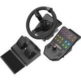 Logitech Heavy Equipment Bundle Nero USB 2.0 Sterzo + Pedali Analogico/Digitale PC Nero/grigio, Sterzo + Pedali, PC, Analogico/Digitale, 900°, Cablato, USB 2.0