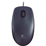 Logitech M90 mouse Ambidestro USB tipo A Ottico 1000 DPI grigio scuro, Ambidestro, Ottico, USB tipo A, 1000 DPI, Grigio, Vendita al dettaglio