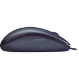Logitech M90 mouse Ambidestro USB tipo A Ottico 1000 DPI grigio scuro, Ambidestro, Ottico, USB tipo A, 1000 DPI, Grigio, Vendita al dettaglio