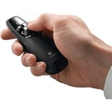 Logitech R400 puntatore wireless RF Nero, Presentatore Nero, RF, USB, 15 m, Nero