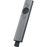 Logitech Spotlight puntatore wireless Bluetooth/RF Grigio Ardesia, Bluetooth/RF, USB, 30 m, Grigio