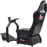 RaceRoom RR3055 Sedia per gaming universale Nero, Rosso Nero/Rosso, Sedia per gaming universale, Corse, PC, Playstation, Xbox, Nero/rosso, Nero, Rosso, Ecopelle