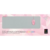 Razer Goliathus Chroma Extended, Gioco mouse pad Grigio quarzo/Rosa
