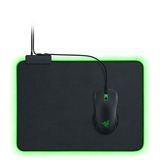 Razer Goliathus Chroma Tappetino per mouse per gioco da computer Nero Nero, Nero, Monocromatico, Microfibra, Multi, Barra appoggiaferro antiscivolo, Tappetino per mouse per gioco da computer