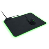 Razer Goliathus Chroma Tappetino per mouse per gioco da computer Nero Nero, Nero, Monocromatico, Microfibra, Multi, Barra appoggiaferro antiscivolo, Tappetino per mouse per gioco da computer