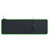 Razer Goliathus Extended Chroma Tappetino per mouse per gioco da computer Nero Nero, Nero, Monocromatico, Gomma, Alimentazione USB, Barra appoggiaferro antiscivolo, Tappetino per mouse per gioco da computer