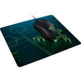 Razer Goliathus Mobile Tappetino per mouse per gioco da computer Verde Verde, Immagine, Barra appoggiaferro antiscivolo, Tappetino per mouse per gioco da computer