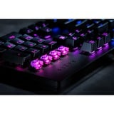 Razer Huntsman Mini Clicky Optical Switch Viola, Tastiera da gioco Nero, 60%, USB, Interruttore a chiave opto-meccanico, QWERTZ, LED RGB, Nero