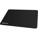 Sharkoon 1337 V2 Gaming Mat L Tappetino per mouse per gioco da computer Nero, Gioco mouse pad Nero, Nero, Monocromatico, Barra appoggiaferro antiscivolo, Tappetino per mouse per gioco da computer