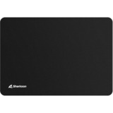 Sharkoon 1337 V2 Gaming Mat M Tappetino per mouse per gioco da computer Nero, Gioco mouse pad Nero, Nero, Tinta unita, Barra appoggiaferro antiscivolo, Tappetino per mouse per gioco da computer