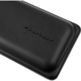 Sharkoon ELITE SHARK WR200 poggiapolso Poliuretano Nero, Poggiapolsi Nero, Poliuretano, Nero, 478 x 100 x 24 mm, 550 g