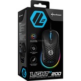 Sharkoon Light² 200 mouse Mano destra USB tipo A Ottico 16000 DPI Nero, Mano destra, Ottico, USB tipo A, 16000 DPI, Nero