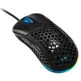 Sharkoon Light² 200 mouse Mano destra USB tipo A Ottico 16000 DPI, Mouse da gioco Nero, Mano destra, Ottico, USB tipo A, 16000 DPI, Nero