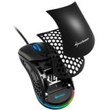 Sharkoon Light² 200 mouse Mano destra USB tipo A Ottico 16000 DPI, Mouse da gioco Nero, Mano destra, Ottico, USB tipo A, 16000 DPI, Nero