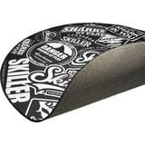 Sharkoon SFM10 Parti e accessori per sedia  da videogioco, Tappetino protettivo Nero/Bianco, Tappetino per sedia, Nero, Bianco, Poliestere, 1200 mm, 1200 mm, 5 mm