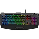 Sharkoon SKILLER SGK4 tastiera USB QWERTY Italiano Nero, Tastiera da gioco Nero, Cablato, USB, Interruttore a chiave meccanica, QWERTY, LED RGB, Nero