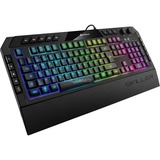 Sharkoon Skiller SGK5 tastiera USB QWERTZ Tedesco Nero, Tastiera da gioco Nero, Full-size (100%), USB, Interruttore a chiave meccanica, QWERTZ, LED RGB, Nero