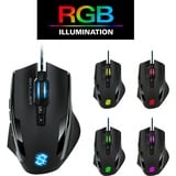 Sharkoon Skiller SGM1 mouse Mano destra USB tipo A Ottico 10800 DPI, Mouse da gioco Nero, Mano destra, Ottico, USB tipo A, 10800 DPI, 8000 fps, Nero