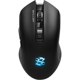 Sharkoon Skiller SGM3 mouse Mano destra RF Wireless + USB Type-A Ottico 6000 DPI, Mouse da gioco Nero, Mano destra, Ottico, RF Wireless + USB Type-A, 6000 DPI, Nero