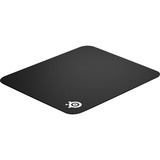 SteelSeries QcK Tappetino per mouse per gioco da computer Nero Nero, Nero, Monocromatico, Gomma, Silicone, Barra appoggiaferro antiscivolo, Tappetino per mouse per gioco da computer, Vendita al dettaglio