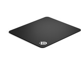 SteelSeries QcK Tappetino per mouse per gioco da computer Nero, Gioco mouse pad Nero, Nero, Tinta unita, Gomma, Silicone, Barra appoggiaferro antiscivolo, Tappetino per mouse per gioco da computer