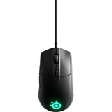SteelSeries Rival 3 mouse Mano destra USB tipo A Ottico 8500 DPI, Mouse da gioco Nero, Mano destra, Ottico, USB tipo A, 8500 DPI, 1 ms, Nero