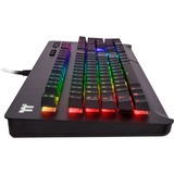 Thermaltake Level 20 GT RGB tastiera USB Nero Nero, Full-size (100%), USB, Interruttore a chiave meccanica, LED RGB, Nero