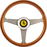 Thrustmaster 2960822 accessorio di controller da gaming Helm, Sostituzione volante marrone/Argento, Helm, Legno, Grigio, Metallo, Scatola