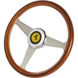 Thrustmaster 2960822 accessorio di controller da gaming Volante da corsa, Sostituzione volante marrone/Argento, Volante da corsa, Legno, Grigio, Metallo, Cina, 1 pz, 108 mm