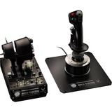 Thrustmaster Hotas Warthog Joystick PC, Nero Nero/Argento, Joystick, PC, Cablato, Nero