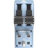 Thrustmaster TCA Quadrant Airbus Edition Nero, Blu Simulazione di Volo PC, Schubregler Blu-grigio/Nero, Simulazione di Volo, PC, Nero, Blu, Windows 10, Windows 8, 450 g, 140 mm